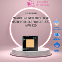 Phấn Phủ Mịn Lì Kiềm Dầu Fit Me Matte Poreless Powder Maybelline New York 8.5g Màu 120