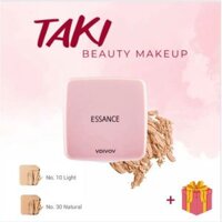 Phấn Phủ Nén Essance Vdivov Silky Pact Tone (10 Light- 30 Natural)