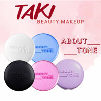 Phấn Phủ Nén Hàn Quốc Eglips About Tone Blur Powder Pact 8g Mẫu Mới [Đen 01- 02- Trắng- Hồng]