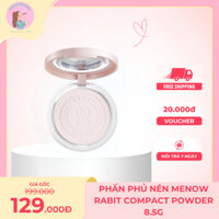 Phấn Phủ nén kiềm dầu, chống nước, che phủ hoàn hảo MENOW Rabit Compact Powder 8.5g