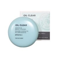 Phấn Phủ Nén Kiềm Dầu The FaceShop Oil Clear Smooth & Bright Powder SPF30 PA++ 9g