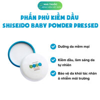 Phấn Phủ Shiseido Baby Powder Pressed 50g Dưỡng Da An Toàn Và Kiềm Dầu Hoàn Hảo Từ Nhật Bản
