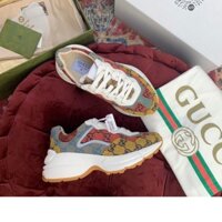 Phản Quang Màu Sắc Phù Hợp Với Bố Giày Cặp Đôi Phong Cách Tăng Chiều Cao Giày Thể Thao Nam Nữ Cùng Phong Cách Xuân Thu Phong Cách