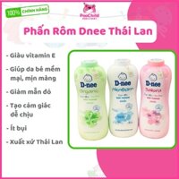 Phấn rôm phấn thơm em bé Dnee Thái Lan 350g baby powder organic cho bé cao cấp chính hãng