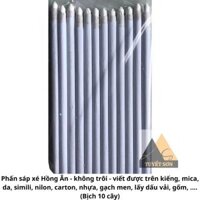 Phấn sáp xé Hồng Ân 15cm - không trôi viết được trên kiếng, mica, da, simili, nilon, carton, nhựa, gạch men, ....