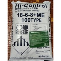 Phân tan chậm Nhật Bản Hi control 18-6-8-ME loại 100 ngày dùng bón thúc cho cây ăn trái,phân bón cây cảnh 10kg/bao