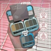 Phấn Tán Chân Mày Judydoll 3-Colour Eyebrow Palette 2.4g