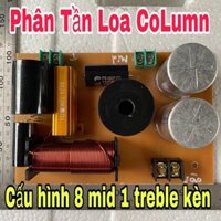 Phân tần loa column 8 loa 1 treble kèn