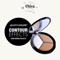 Phấn tạo khối 3 ô City Color Contour Effects Palette