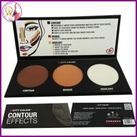 Phấn tạo khối 3 ô city color contour effects palette