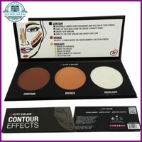 Phấn tạo khối 3 ô city color contour effects palette