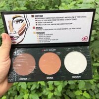 Phấn tạo khối sáng tối 3 ô City Color Contour Palette