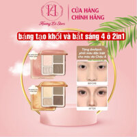 Phấn Tạo Khối Và Bắt Sáng Judy Doll 4 ô 2in1 Judy Doll