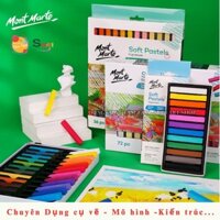 Phấn tiên Mont Marte 24 màu / 36 màu / 48 màu / 72 màu , Bộ Phấn Tiên Mont Marte - Soft Pastels