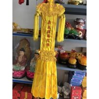 phan treo tường vải vàng_phan phướn phật giáo viet nam