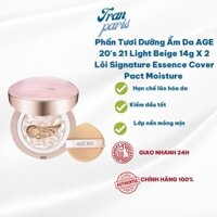 Phấn Tươi Dưỡng Ẩm Da AGE 20's 21 Light Beige 14g X 2 Lõi Signature Essence Cover Pact Moisture