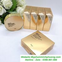 PHẤN TƯƠI GOLD COLLAGEN AMPOULE COVER CAKE THE FACE SHOP SPF 50+/ PA +++