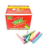 Phấn viết bảng không bụi (Màu) (Hộp/100 Cây)