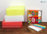 Phấn viết bảng không bụi mút lau bảng đen
