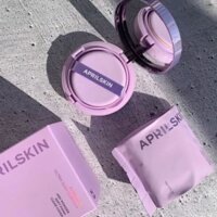 Phấn﻿ Nước APRILSKIN -﻿ Ultra‪ Slim Cushion 15g (tặng kèm 1 lỗi phấn )