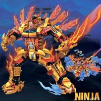 Phantom Ninja Mecha Rồng Vàng Cậu Bé Robot Bọc Thép Xếp Hình Đồ Chơi Lắp Ráp Tương Thích Với Lego Khối Xây Dựng