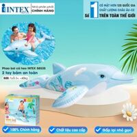Phao bơi cá heo cưỡi cho trẻ em INTEX 58535
