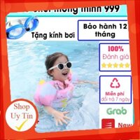 Phao bơi cho bé, áo phao trẻ em tập bơi liền tay chống lật an toàn loại 1 năm 2021