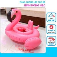 Phao Bơi Cho Bé Chống Lật Cao Cấp-Phao Hồng Hạc Có Ghế Ngồi An Toàn
