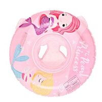 Phao bơi cho bé, phao tập bơi có xỏ chân hình Micky nơ hồng cho bé gái từ 1 tuổi