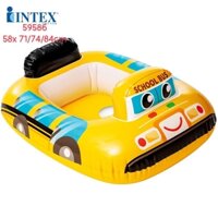 Phao bơi  cho bé xỏ chân hình ô tô intex 59586 size 58x76/81/84cm