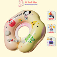 Phao Bơi Chống Lật Bơm Tay Cho Bé Từ 0-16 Tháng Họa Tiết Xinh Xắn Doomi Baby - HT733