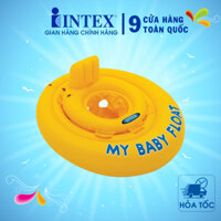 Phao bơi chống lật chính hãng thương hiệu INTEX cho bé từ 1-2 tuổi 59574, thiết kế tựa lưng đỡ đầu Babycuatoi