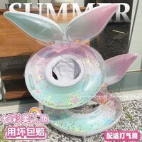 phao bơi đeo bụng Vòng bơi trẻ em, vòng ngồi dày, vòng cứu sinh, chống lật, không nghẹt thở, vòng nách cho bé trai và bé gái, người mới bắt đầu cửa hàng intex phao bơi hình tròn