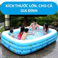 Phao bơi gia đình loại đẹp cỡ 1m8,2m1
