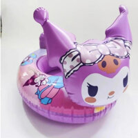 Phao BƠI HÈ cho bé đi biển tắm hồ BƠI HÈ an toàn nhiều hình lựa chọn dễ thương Kuromi (Thỏ tím)