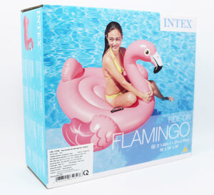 Phao bơi hồng hạc thiếu niên Intex 57558