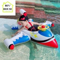 Phao bơi máy bay có đáy chống lật 1-5t cao cấp- Phao bơi trẻ em