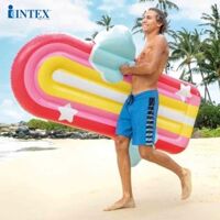 Phao bơi nằm INTEX cầu vồng cao cấp mẫu mới 58729