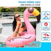 Phao Bơi Người Lớn Hồng Hạc Cao Cấp 110cm