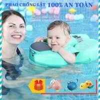 Phao bơi tắm chống lật cho bé trẻ em MAMBOBABY cao cấp, phao bơi tay lưng cho bé từ 8 tháng