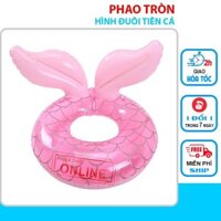 Phao Bơi Trẻ Em Cao Cấp Hình Đuôi Cá Màu Hồng