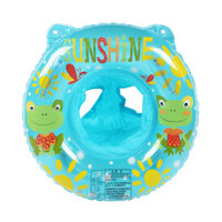 Phao bơi tròn xỏ chân trẻ em có tay cầm DX98 - Hình Ếch Xanh