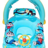 PHAO BƠI XỎ CHÂN CÓ MÁI CHE