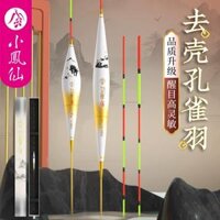 phao cau ca chep Xiaofeng Tiên Momo Vỏ Lông Công Phao Phao Cá Rất Nhạy Cảm Bắt Mắt Đuôi Dày Ánh Sáng Miệng Cá Diếc Hành Trình phao câu lục câu hố đấu