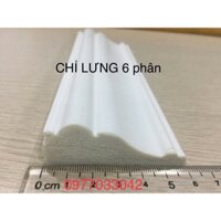 Phào chỉ khung lưng trang trí tường bảng 6cm nhựa ps Hàn Quốc