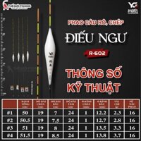 [PHAO CHUYÊN CHÉP] Tăm To - YG Điếu Ngư R602 - Phao nano tăm dẹt độ nhạy cao, lật nhanh, chống sóng gió tốt