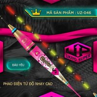 Phao Đèn Câu Đêm Chuyên Chép, Phao Điện Tử Độ Nhạy Cao UKIYO UZ-046 Đào Yêu