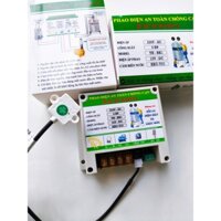 PHAO ĐIỆN AN TOÀN RƠLE - CHỐNG CẠN - BÁCH KHOA  Chống cháy máy bơm, Thông minh,tiện lợi, an toàn khi bị rò rỉ điện