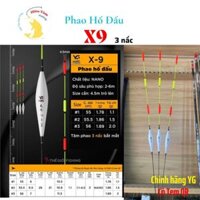 Phao hố đấu YG - X9 (chính hãng), tăm phao 3 nấc to dễ nhìn, tín hiệu nhậy