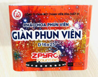 Pháo hoa giàn phun viên màu Cam 2026 ( T24 )